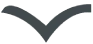 This image depicts a simple, grey, downward-facing arrow or checkmark symbol on a white background.